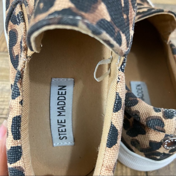 Steve Madden leopard print slips on sneakers size 7 - Picture 11 of 11